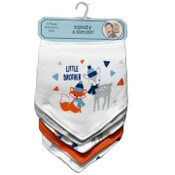 Wholesale - 5pk BROTHER BANDANA BIBS - INTERLOCK C/P 72, UPC: 191655236477